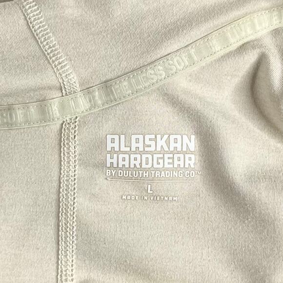 Duluth Trading Alaskan Hardgear Meltwater Pullover Hoodie Layer Neutral Large - Picture 7 of 12